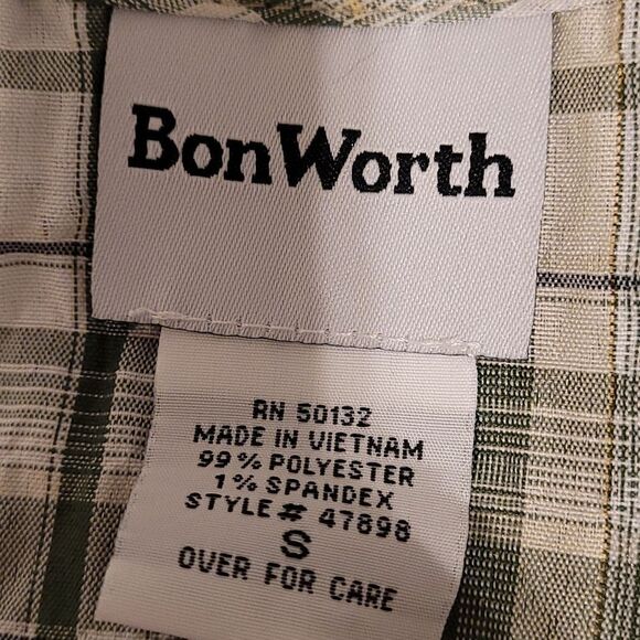 BonWorth woman's plaid top - Picture 4 of 5